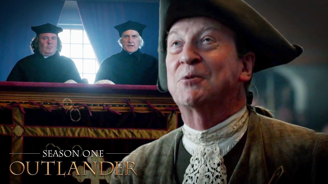 Ned Comes To Claire & Geillis' Defence | Outlander