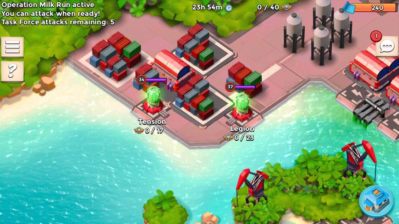 Task Force Operation #1: Milk Run▐ Boom Beach Task Force Attack Strategies