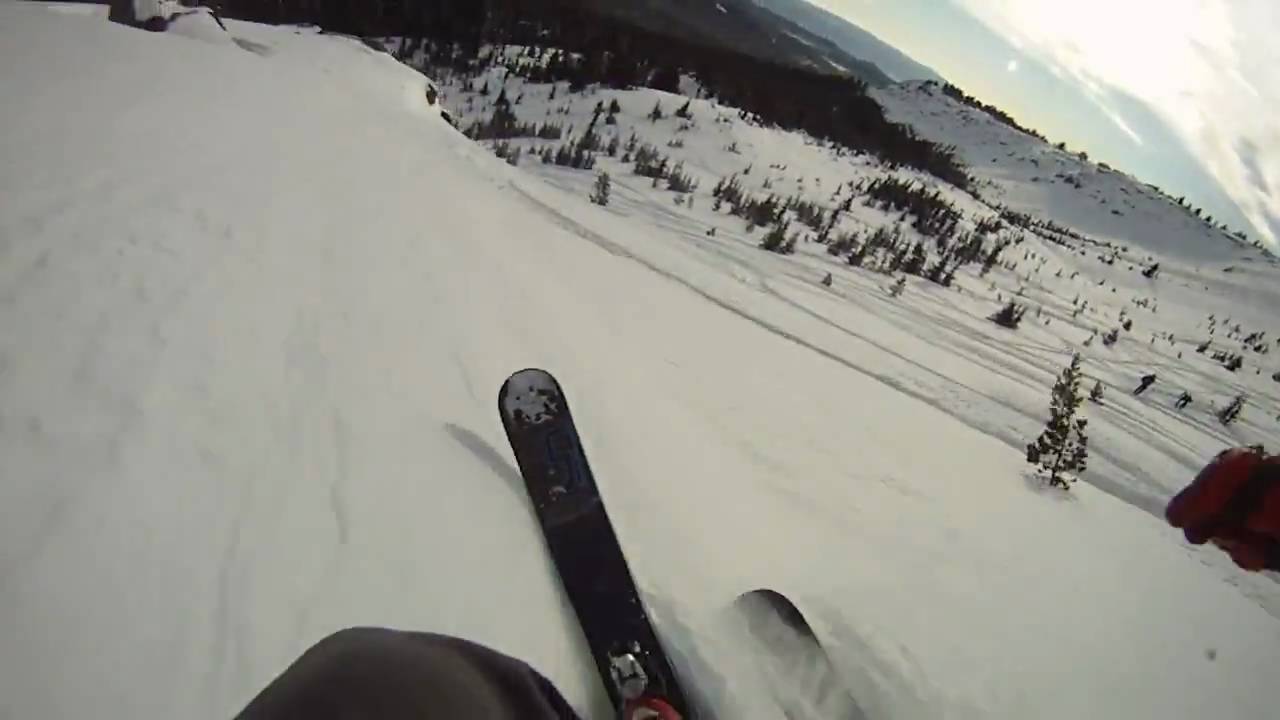 GoPro HD HERO camera: Powder Skiing with Chesty