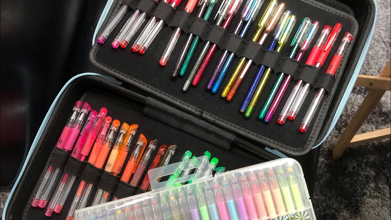 My gel pen collection Part 1 | ADULT COLOURING