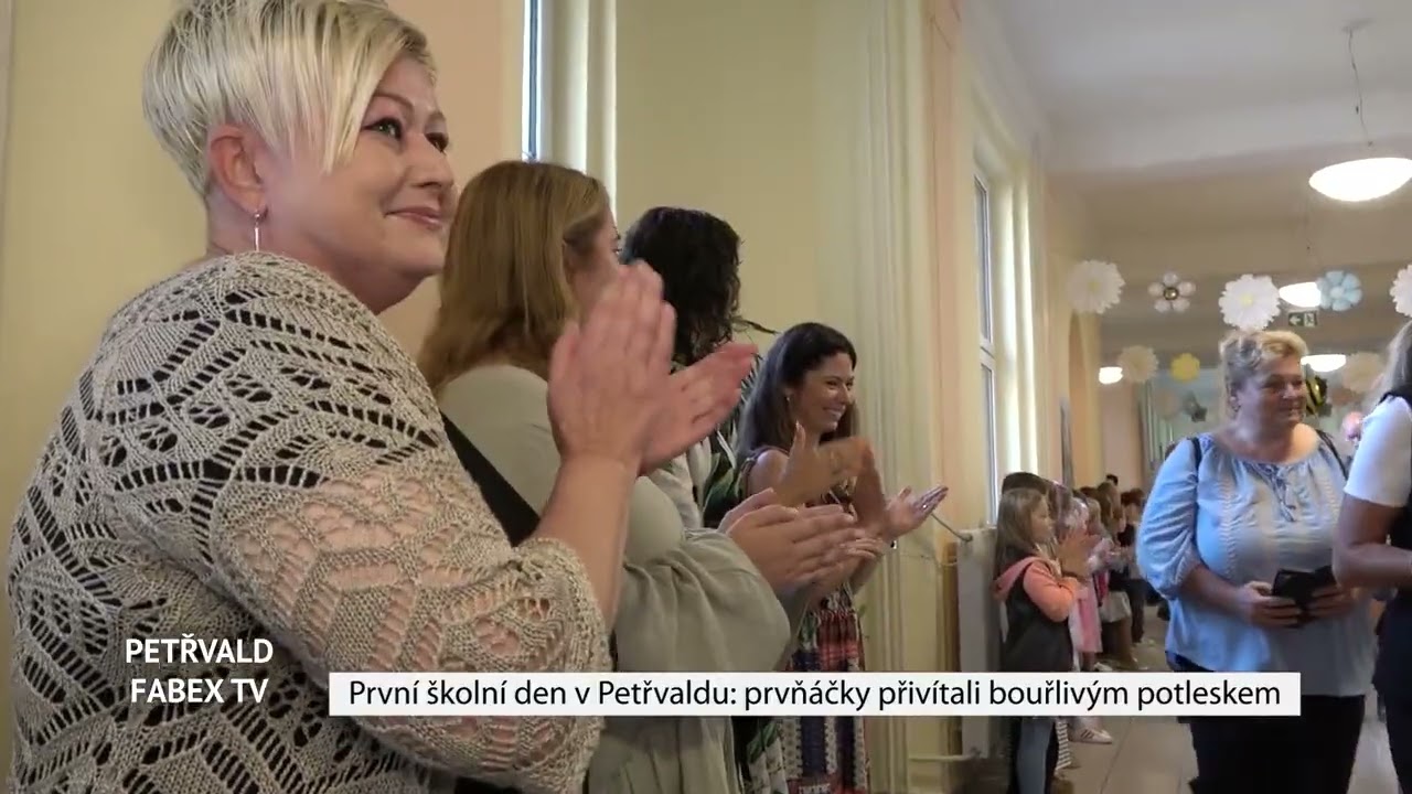 Petřvald - První školní den v Petřvaldu. Prvňáčky přivítali bouřlivým potleskem, 1.9.2025