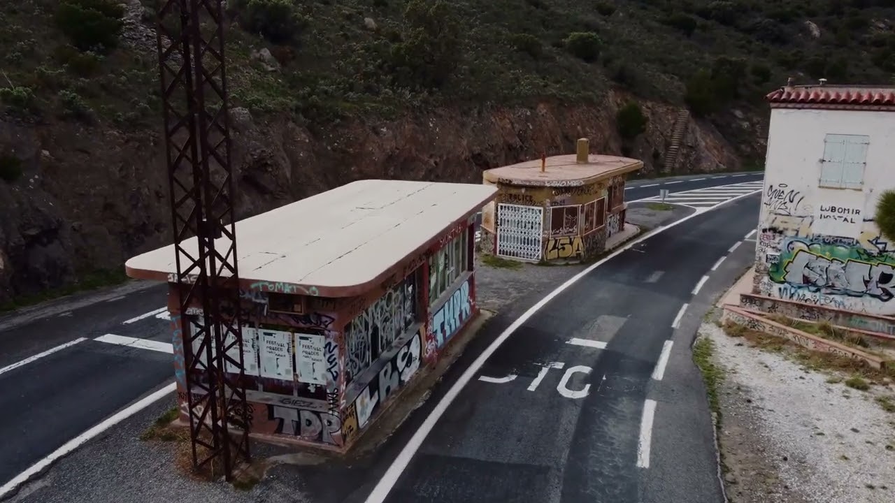 Abandoned Border Station between France and Spain