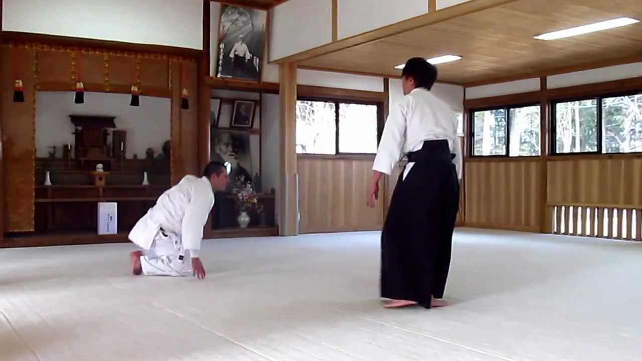 Aikido Ibaraki Shibu dojo,Iwama city (training)