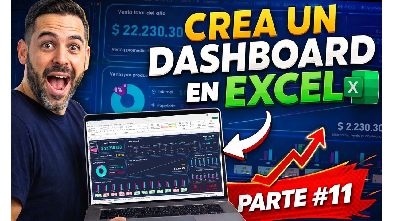 Dashboard Profesional en Excel desde cero | Aprende a Crear un Dashboard Profesional - Parte Final