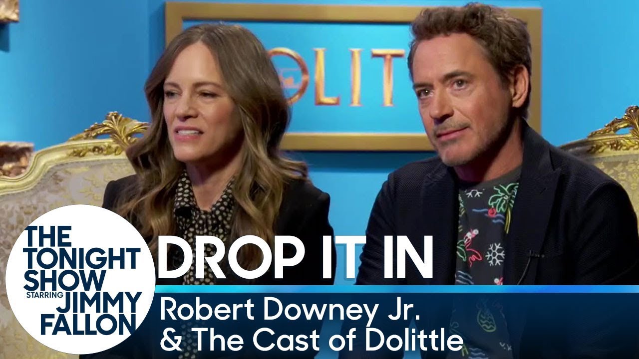 Jimmy Has Robert Downey Jr. and the Dolittle Cast Secretly Slip Funny Words into Interviews