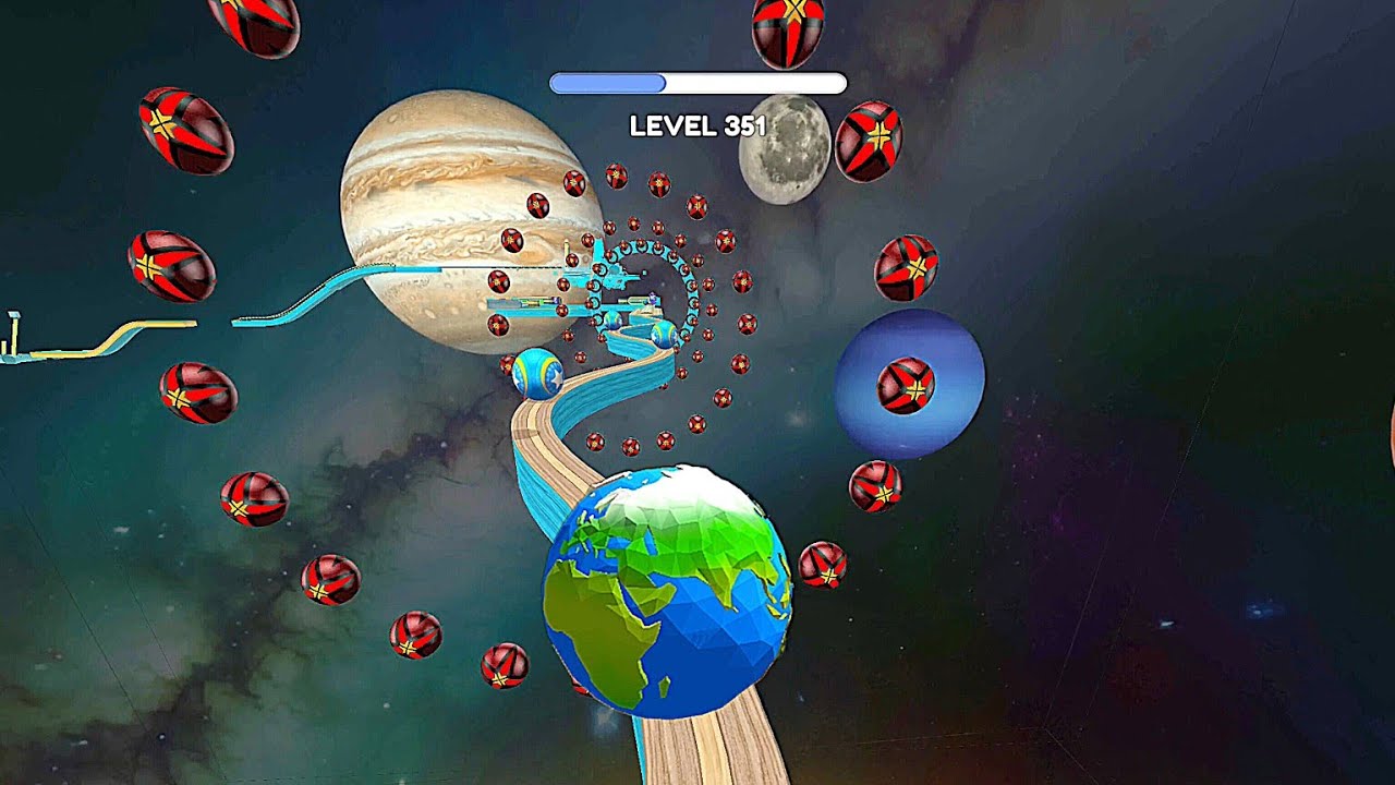 Going Balls 🌈 NEW SPACE WORLD Landscape Gameplay Android iOS 💥 Nafxitrix Gaming Game 24