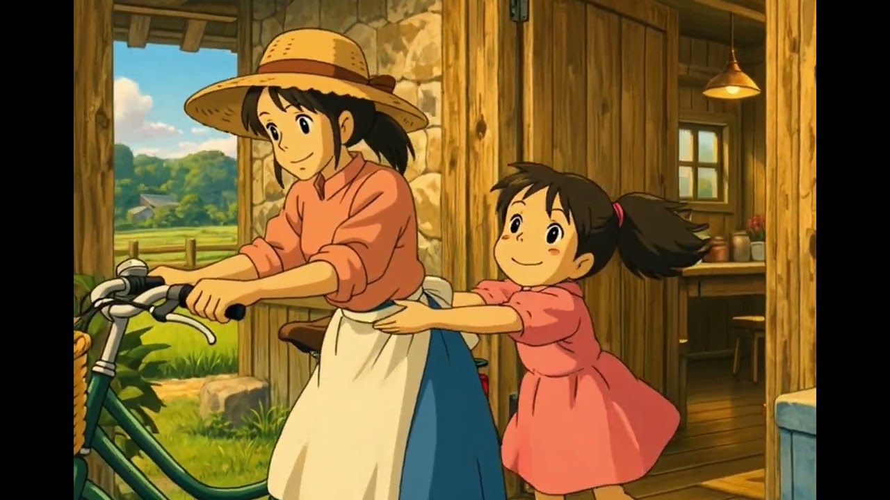 Ghibli silent day( cuộc sống gia đình nhỏ ở lang quê)