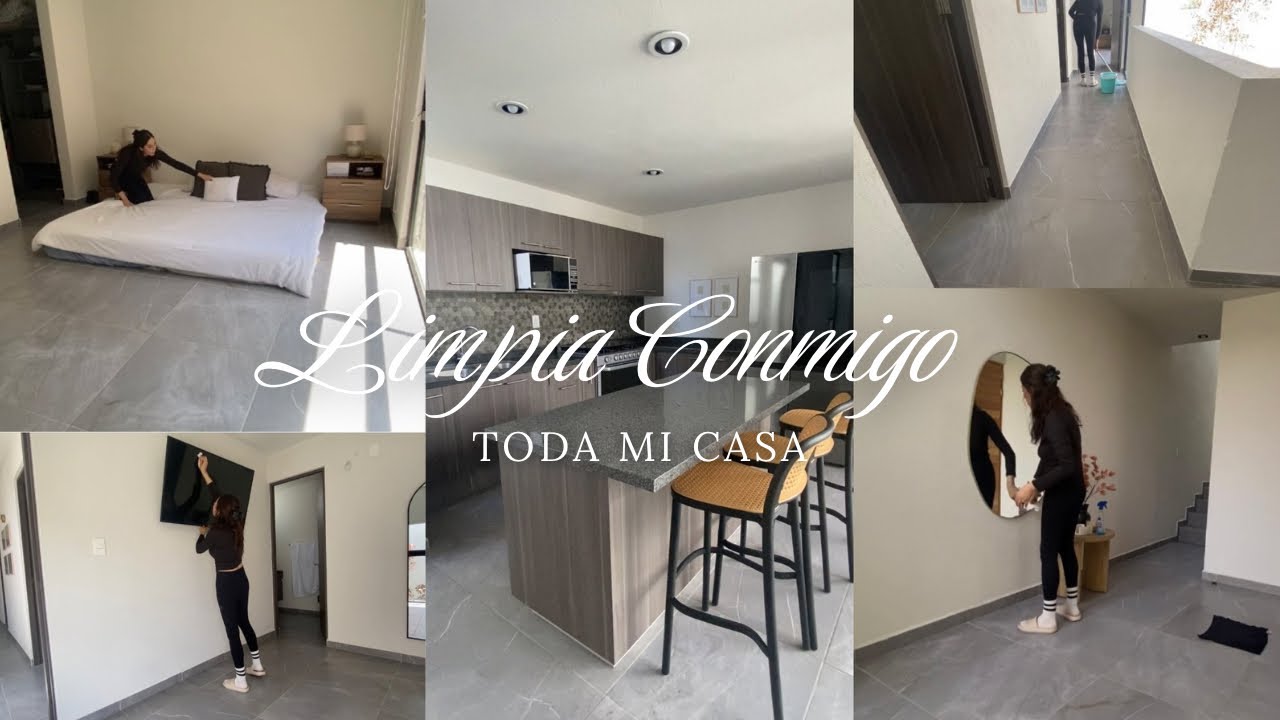 LIMPIA CONMIGO TODA MI CASA✨RUTINA DE LIMPIEZA DIARIA🧺🫧
