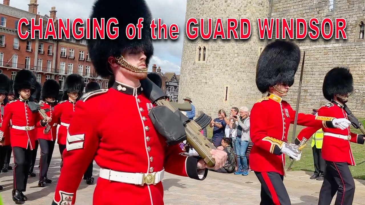 WINDSOR CASTLE GUARD 1st Battalion Grenadier Guards with Pipes of No. 12 Coy Irish Guards NEW