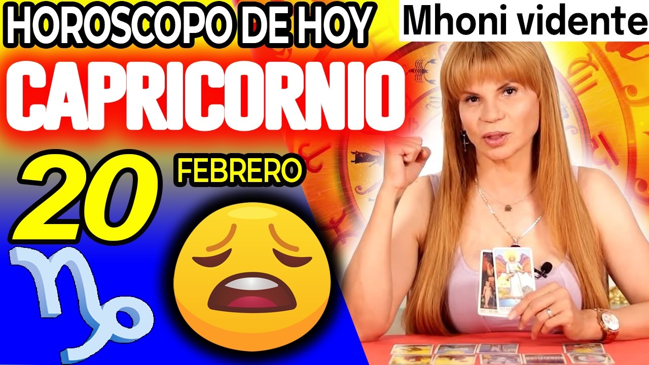 CAPRICORNIO ♑ 😖¡PELIGRO!🔴ALGO GRAVE ESTÁ PASANDO❌ Horóscopo De Hoy 20 De Febrero 2026 | Mhoni