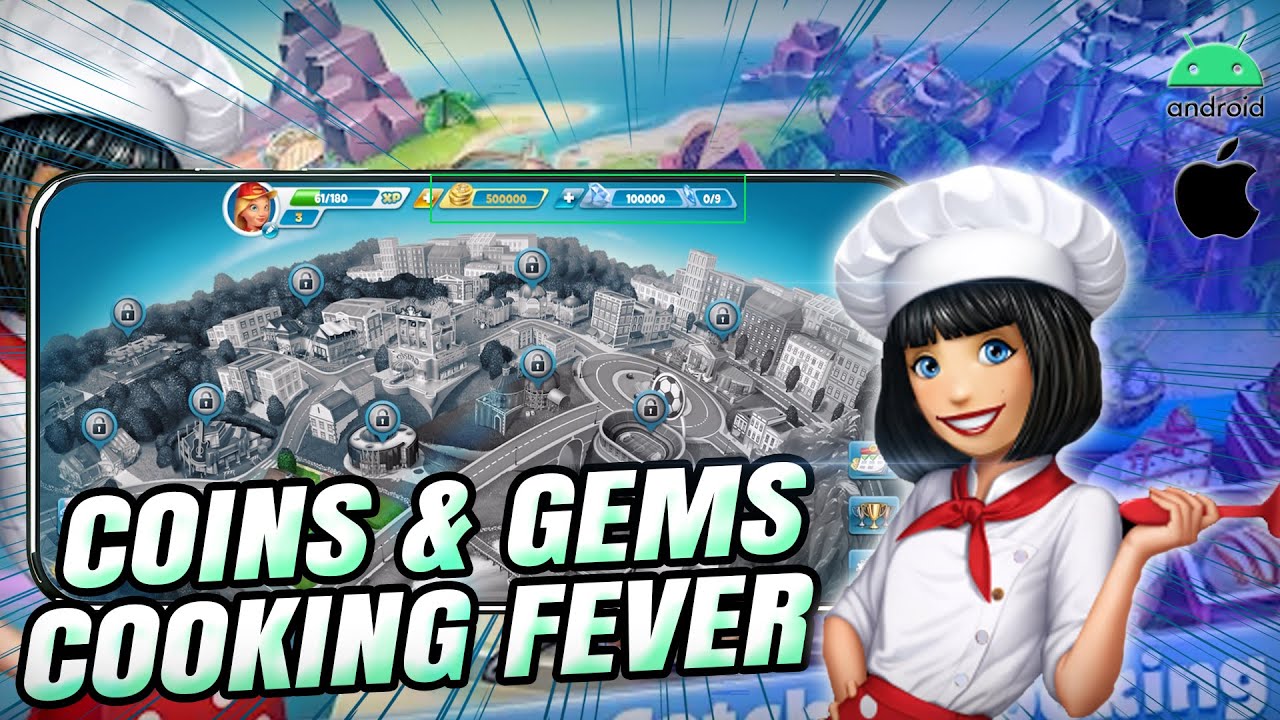 Cooking Fever Hack/Mod apk - How to Get Unlimited Gems Coins (iOS Android) 2026