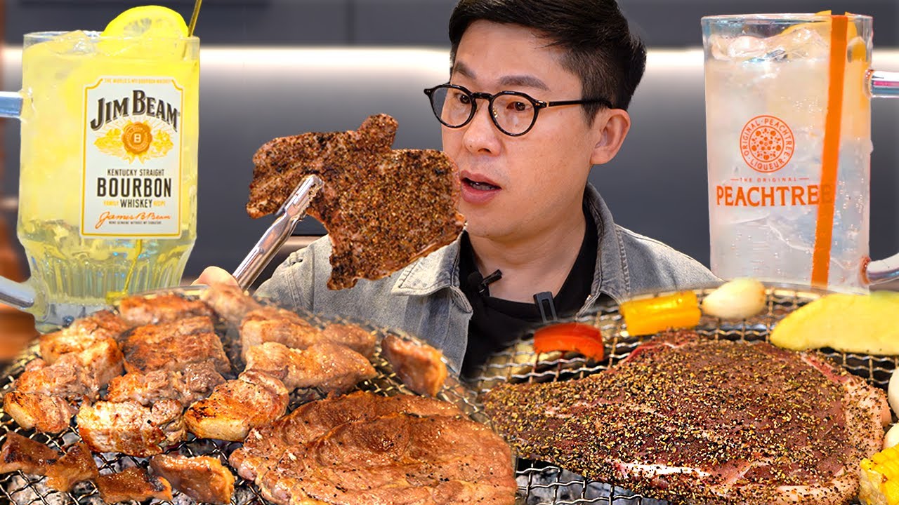 ASMR MUKBANGㅣPork ribs & Pepper Steak & Pork BellyㅣEATING SHOW