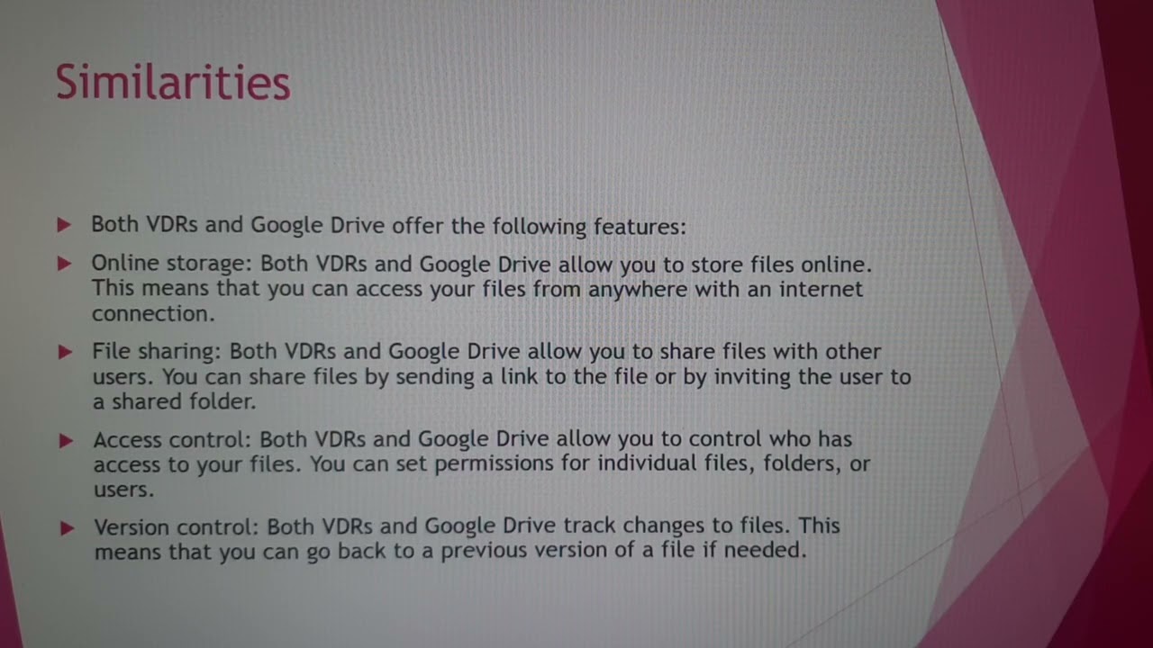 Virtual Data Room vs  Google Drive A Comprehensive Comparison Guide