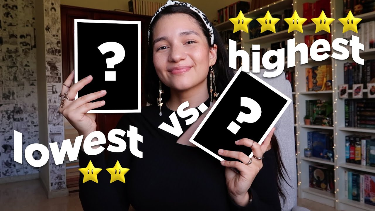 reading the lowest vs highest rated books on my shelves 📚🧚‍♀️ reading challenge