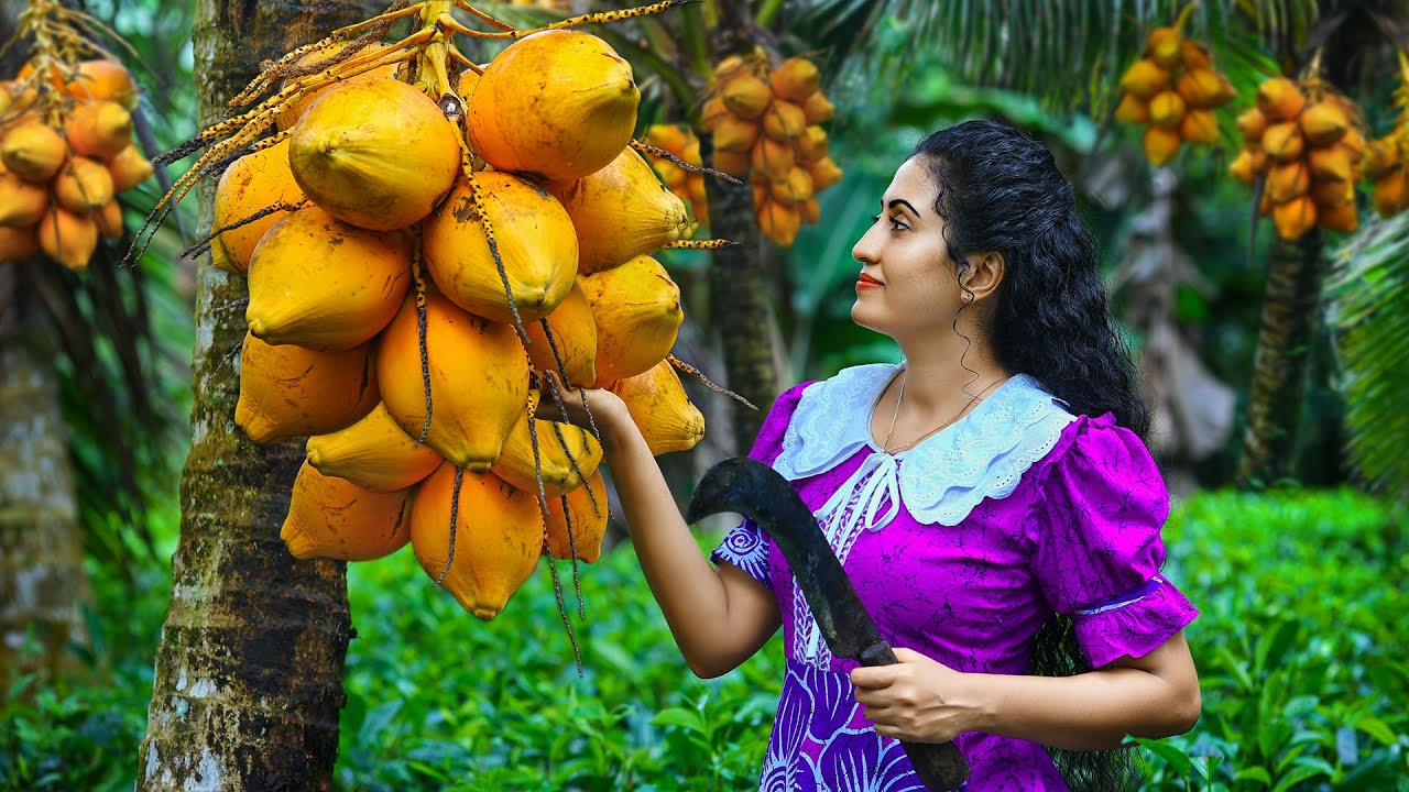 King Coconut Wine Magic! 🍷 Rich Cake, Smoothie & Curry Recipes from My Sri Lankan Village Kitchen
