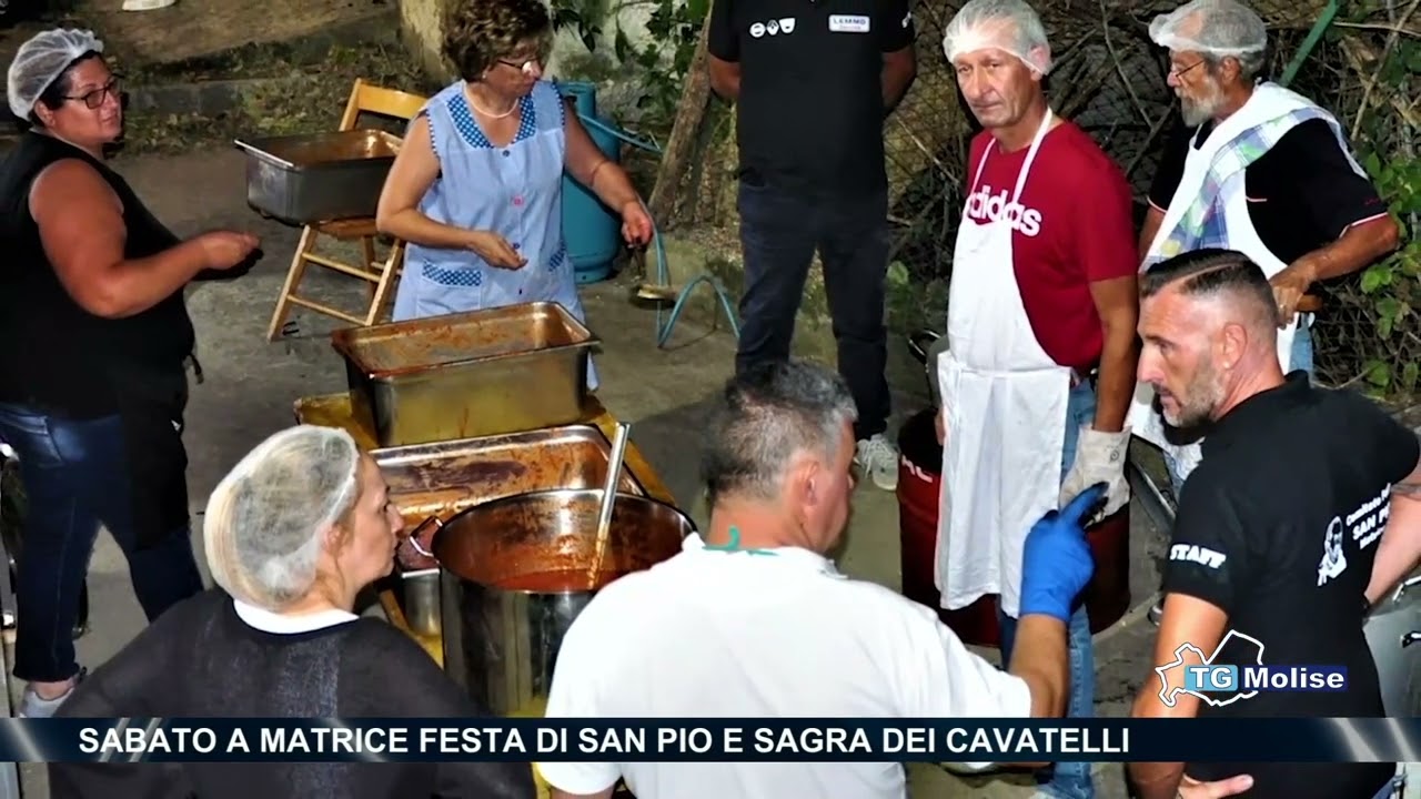 Sabato a Matrice festa di San Pio e sagra dei cavatelli