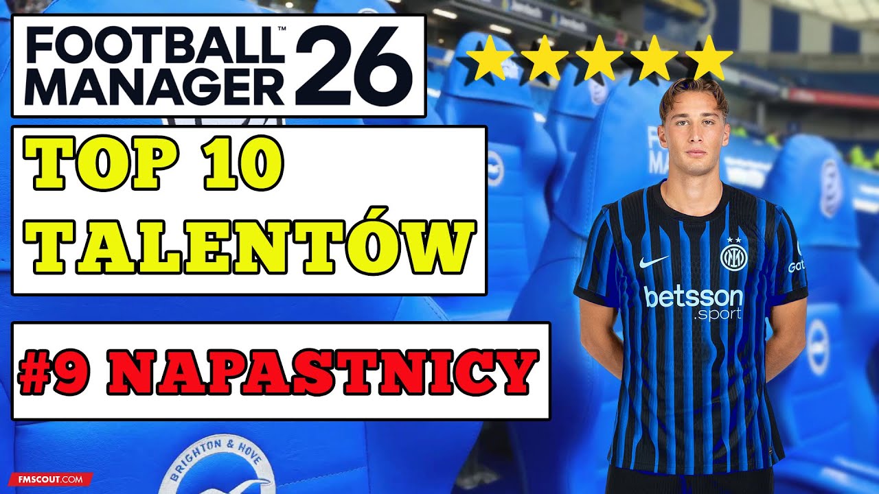 Największe TALENTY w Football Managerze 26 | Napastnicy.