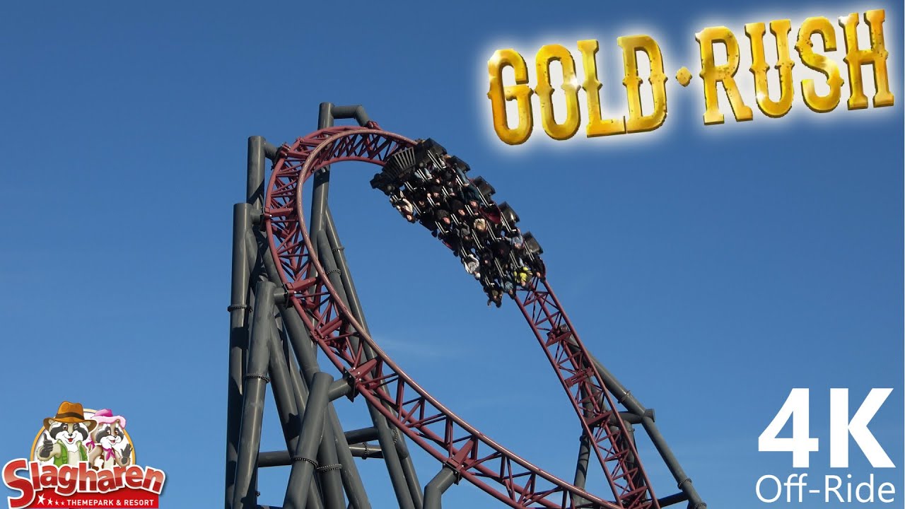 Gold-Rush - 4K UHD Off-Ride - Slagharen - Gerstlauer Infinity Coaster - Cinematic
