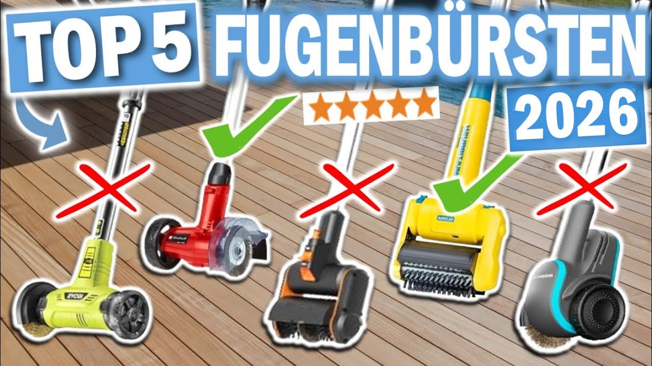 TOP 5 FUGENBÜRSTEN 2026! 🔥| Die Besten Elektrischen Fugenbürsten
