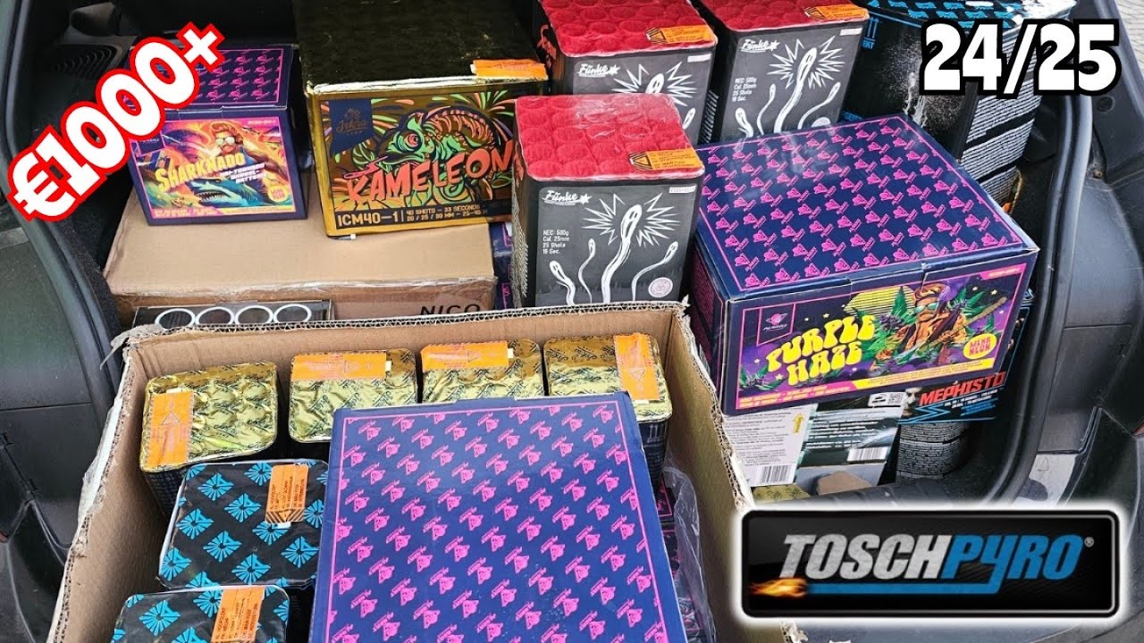 VEEL VUURWERK SHOPPEN DUITSLAND bij Toschpyro | 2024-2025