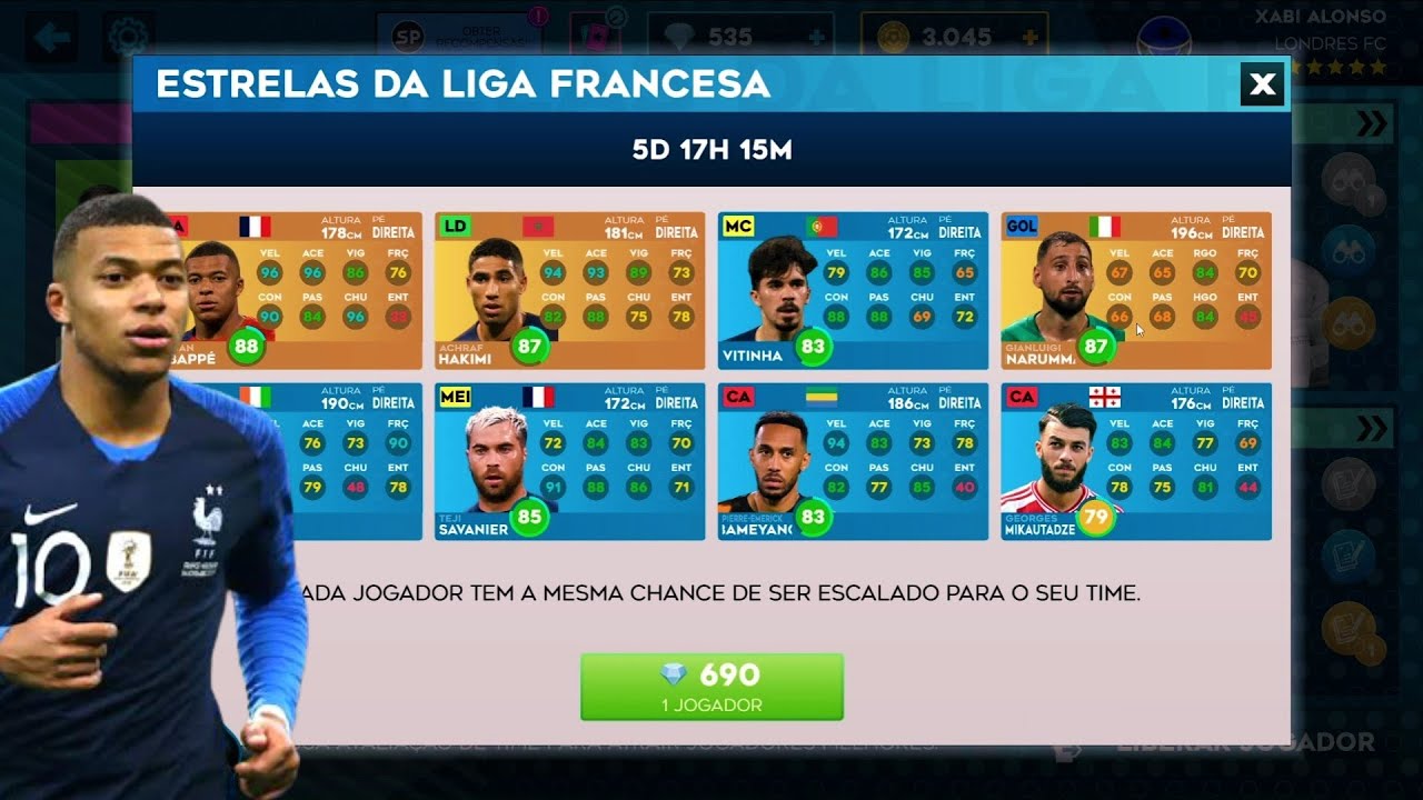 DLS 24 | Modo Carreira Londres FC #124 ( Estrelas da Liga Francesa )