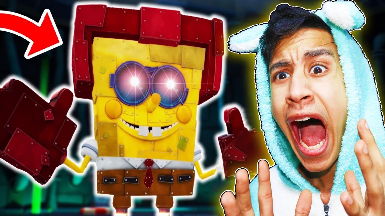 هجوم سبونج بوب الربوت العملاق على قاع الهامور #1..!😱🔥