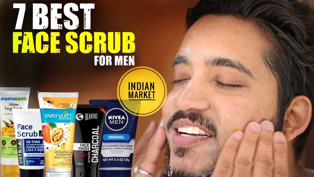 TOP 7 FACE SCRUB FOR INDIAN BOYS AND MEN | Best Face Scrub To Get Glowing & Clear Skin|Hindi 🔥🔥🔥