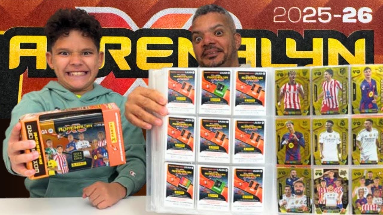 COMPLETANDO EL ÁLBUM ADRENALYN XL 2025- 26 + *BOX SERIE ORO*