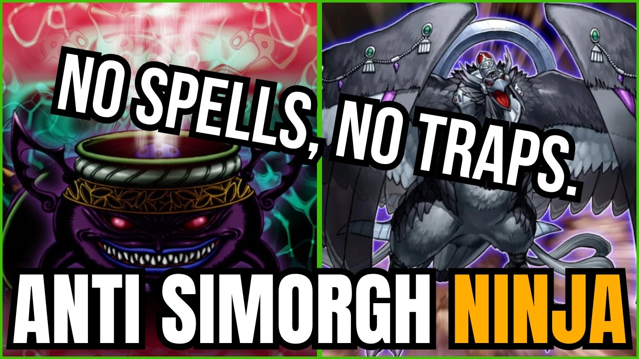 This NEW Anti Simorgh NINJA Deck in Edison Format Turns Off All Spell and Trap Cards!
