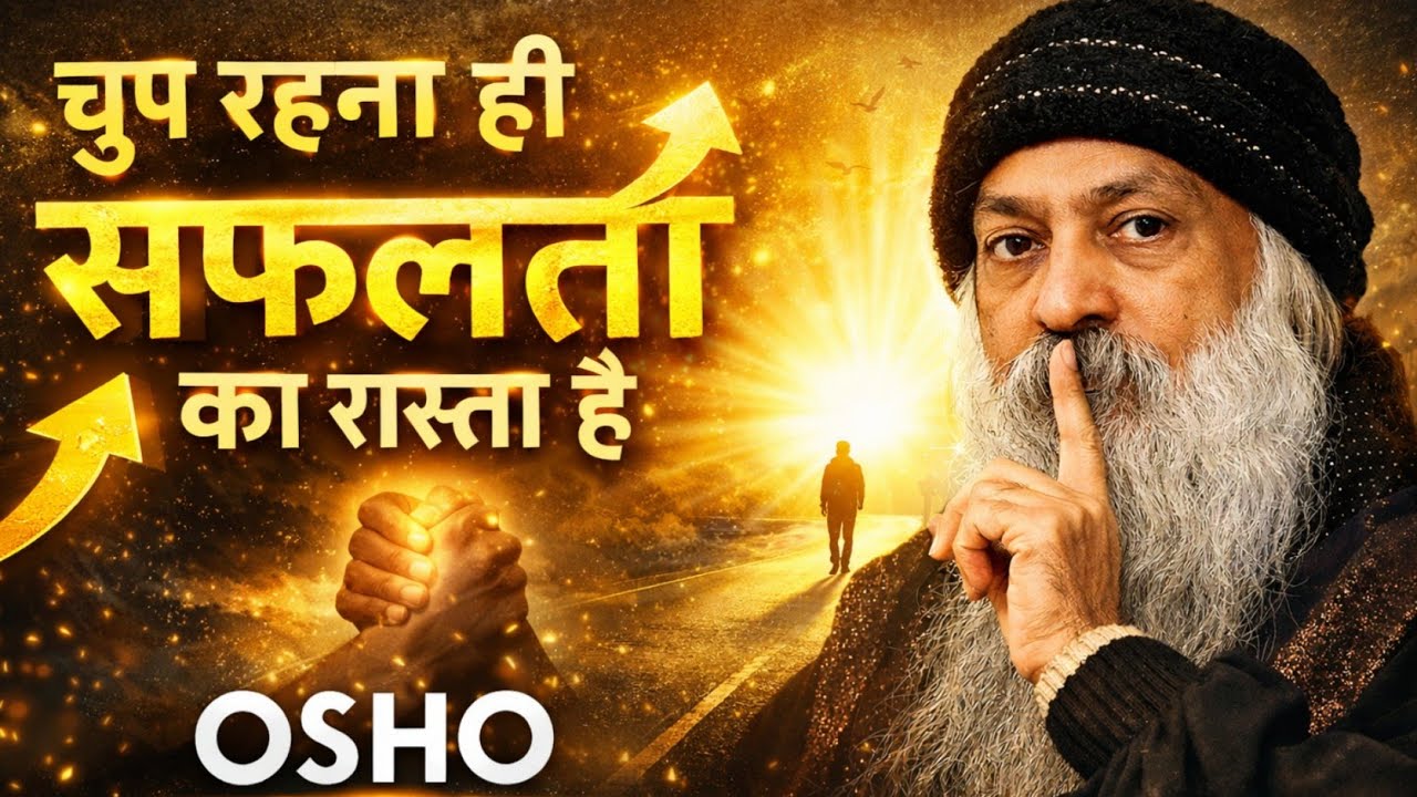 OSHO - चुप रहना ही सफलता का रास्ता है! | Osho Life Changing Speech #osho 