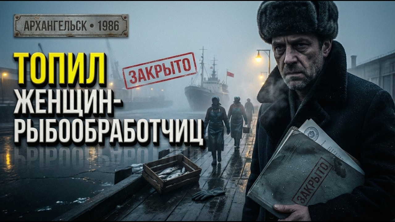 АРХАНГЕЛЬСК, 1986. Маньяк Топил женщин-рыбообработчиц в доковых каналах. 16 жертв за 4 года.