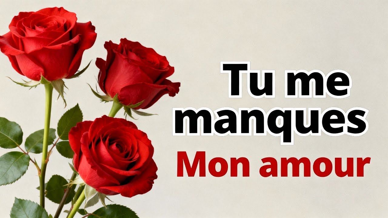 Toi, mon amour 🌺 Mon cœur t’aime et a un mot URGENT pour toi ce matin 💌 Message d’amour à écouter