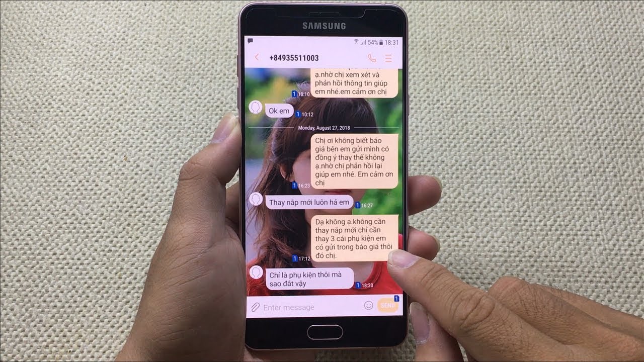 How to Change Text Message Background on Samsung Smartphone