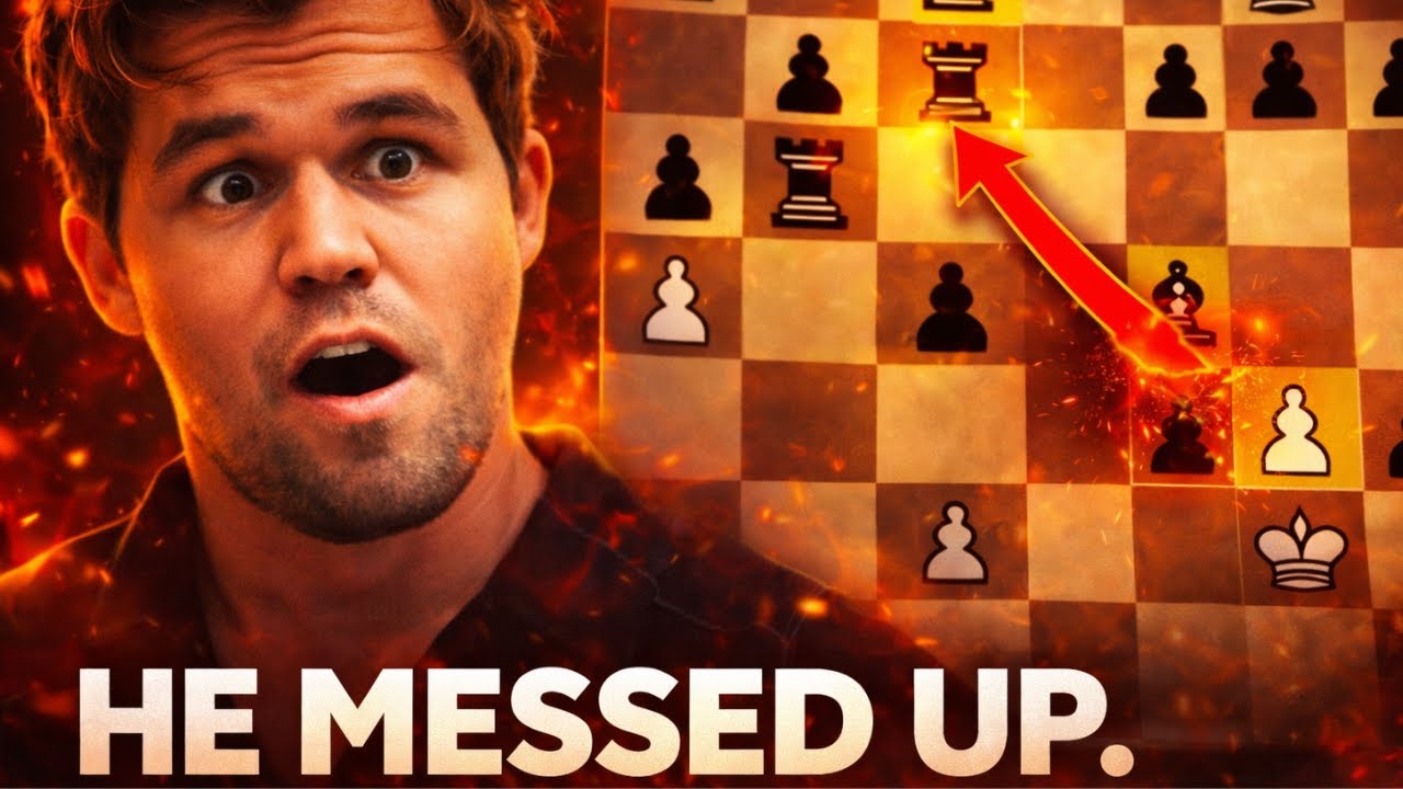 The Moment Magnus Carlsen Started Tilting vs Sarana |Titled Tuesday