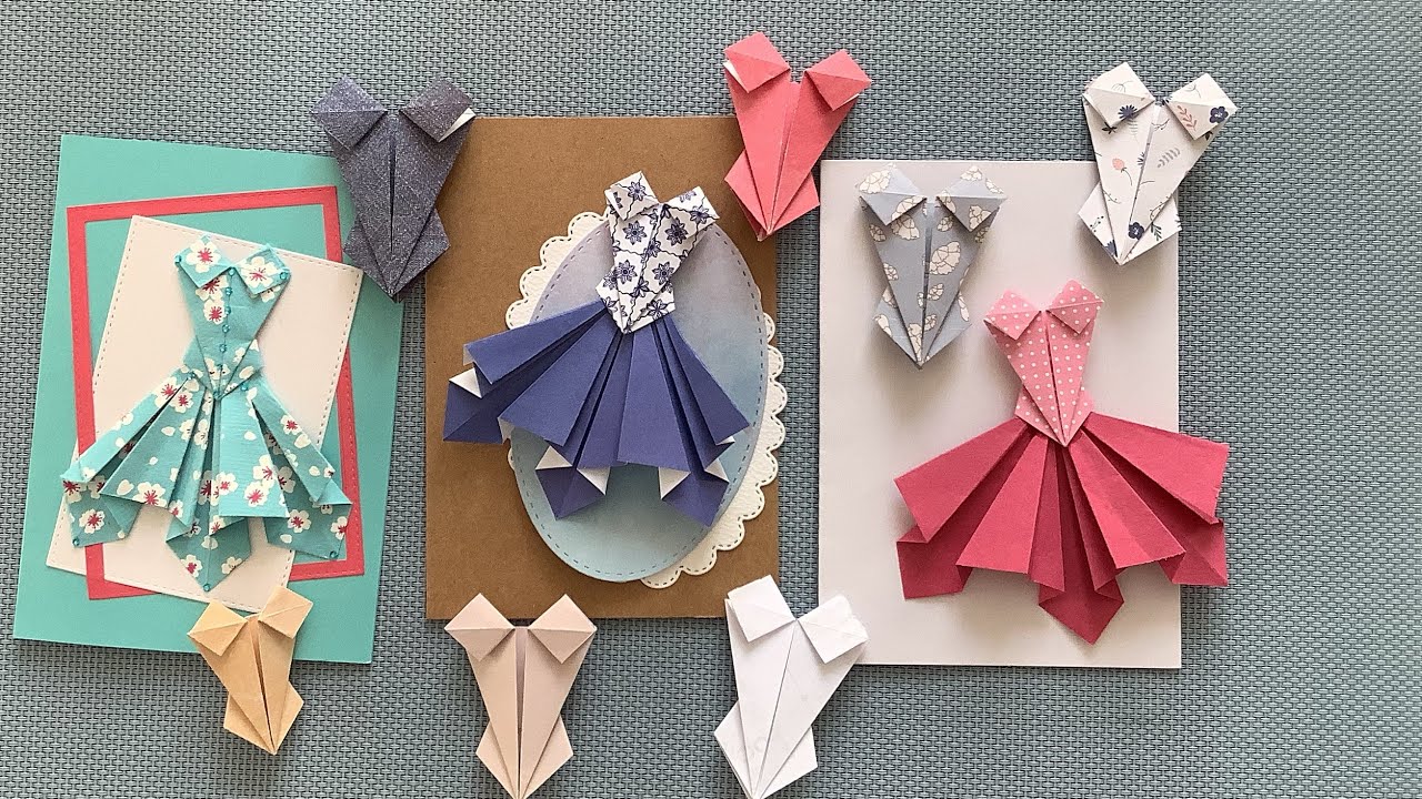 #TUTO Jupe #Robe   #Id&eacute;es Cartes