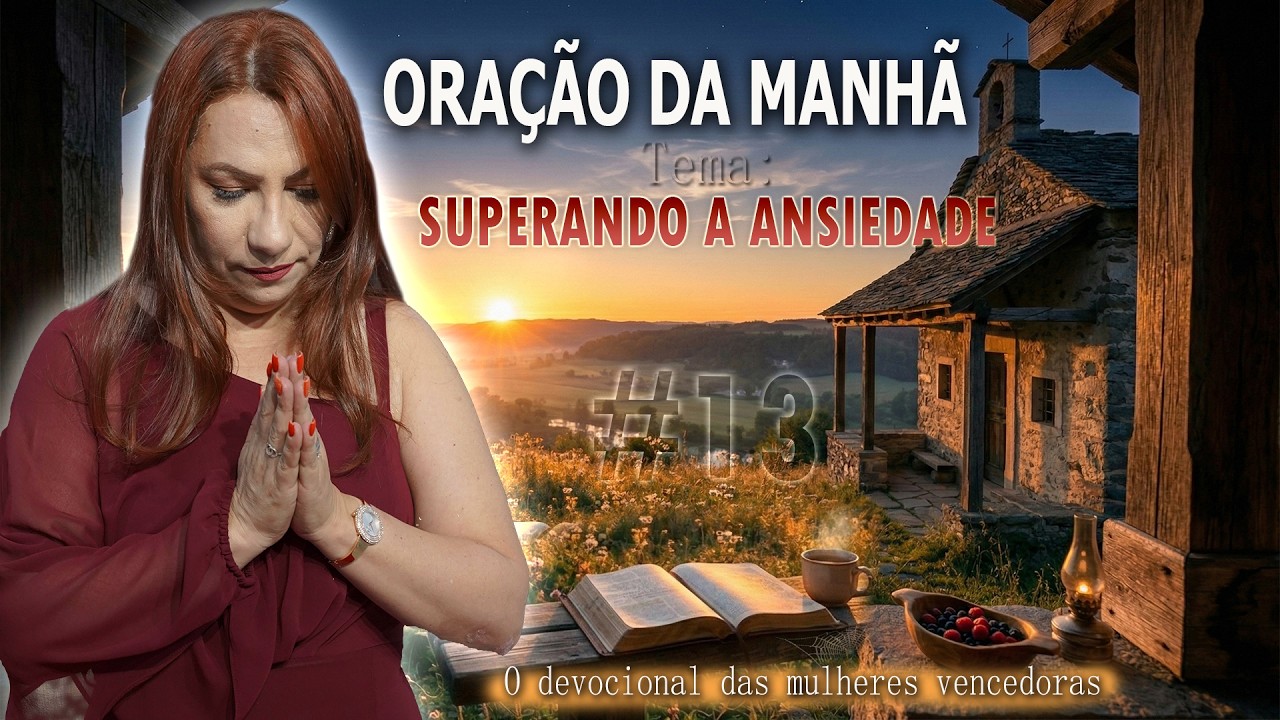 ORAÇÃO DA MANHÃ - 13 DE MARÇO - SUPERANDO A ANSIEDADE #013 [DEVOCIONAL DE MILAGRES]