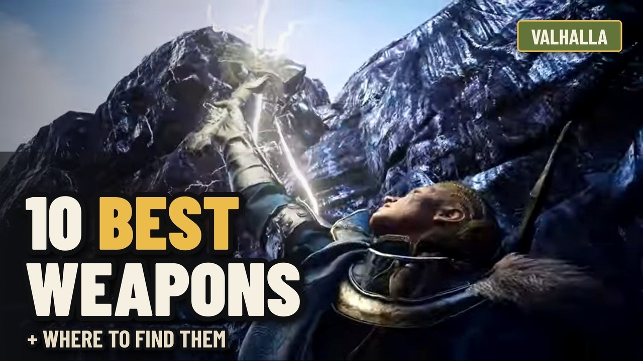 Top 10 Best Weapon's in AC Valhalla (and Where to Find Them)