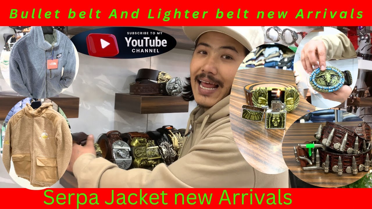 Bullet belt And Lighter belt New Arrivals And Serpa Jacket (Switchon fashion hub )