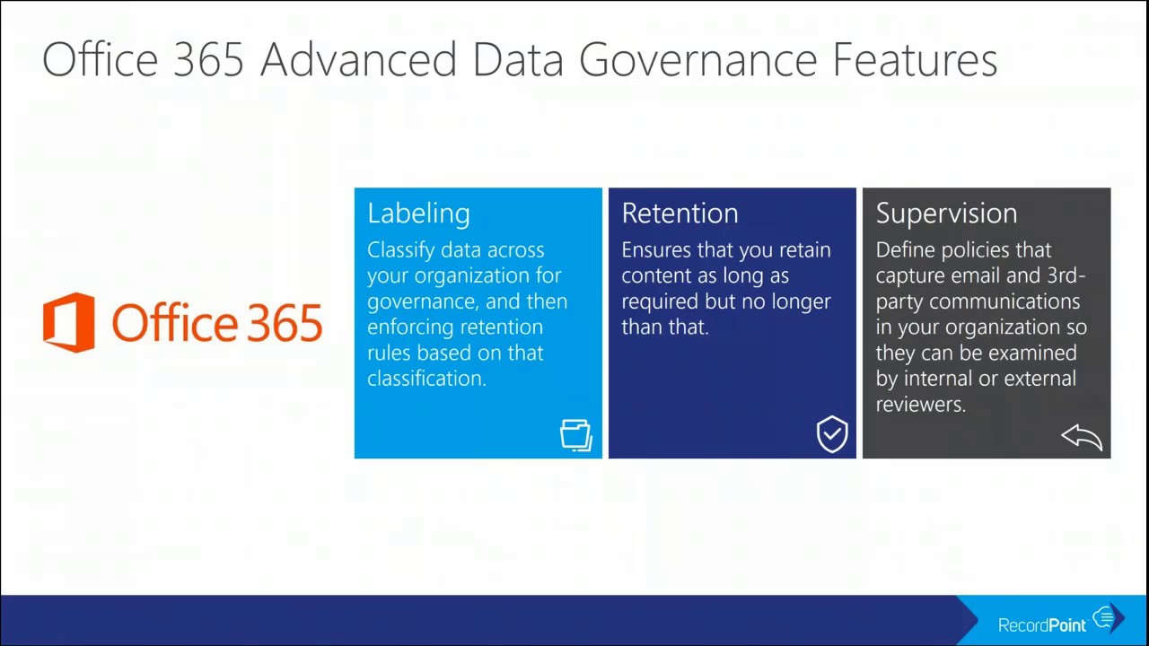 Understanding Compliance and Records Management in Office 365
