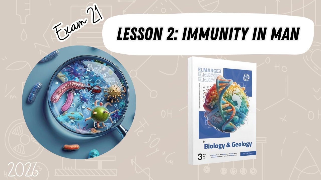 CHAPTER 4 | Lesson 2 | ELMARGE3 | Immunity in human  | Exam 21