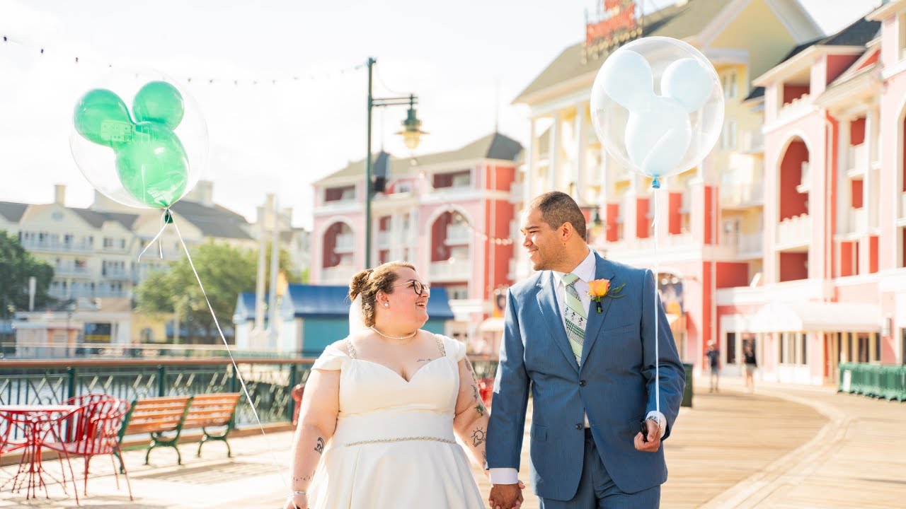 Disney Fairytale Wedding Video | Disney's Boardwalk The Attic, Seabreeze Point, EPCOT Firework Party