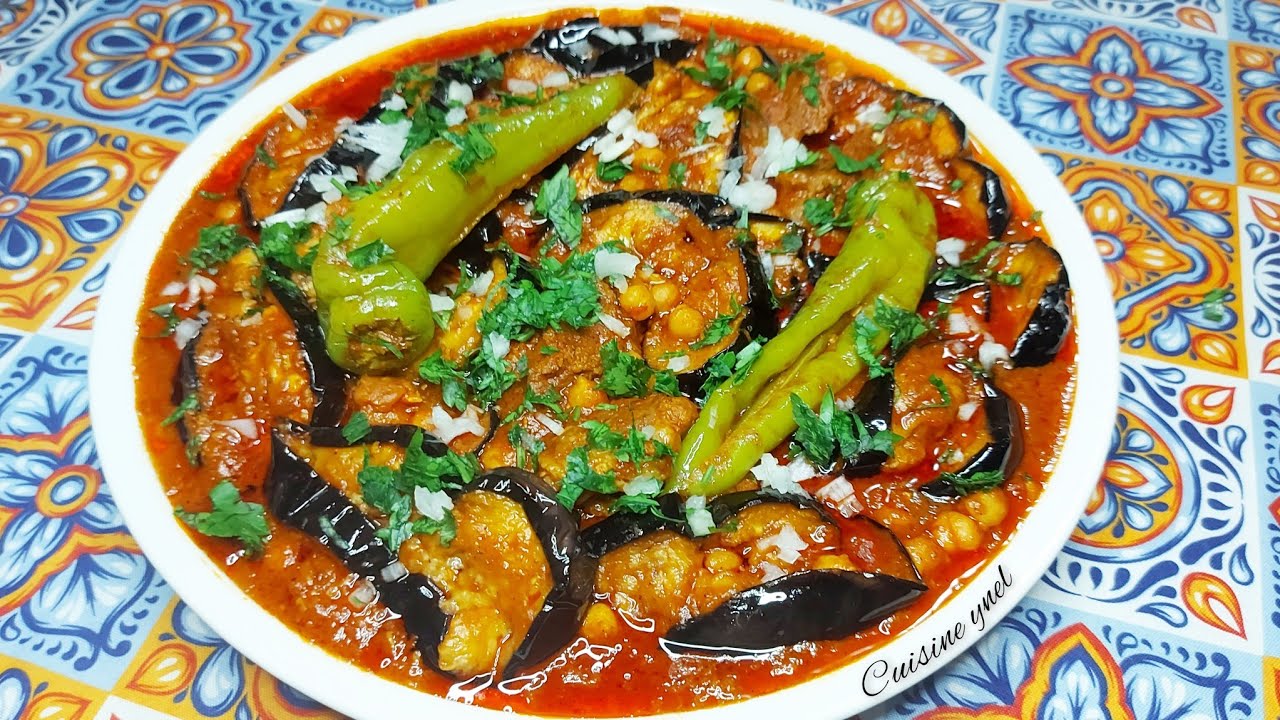 مدربل تونسي بالباذنجان وصفة زمنية من روائع المطبخ التونسي التقليدي mdarbel tunisien  aux aubergines