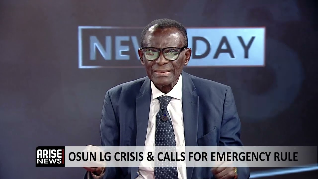 Osun LG Crisis And Calls For Emergency Rule - Dayo Sobowale 