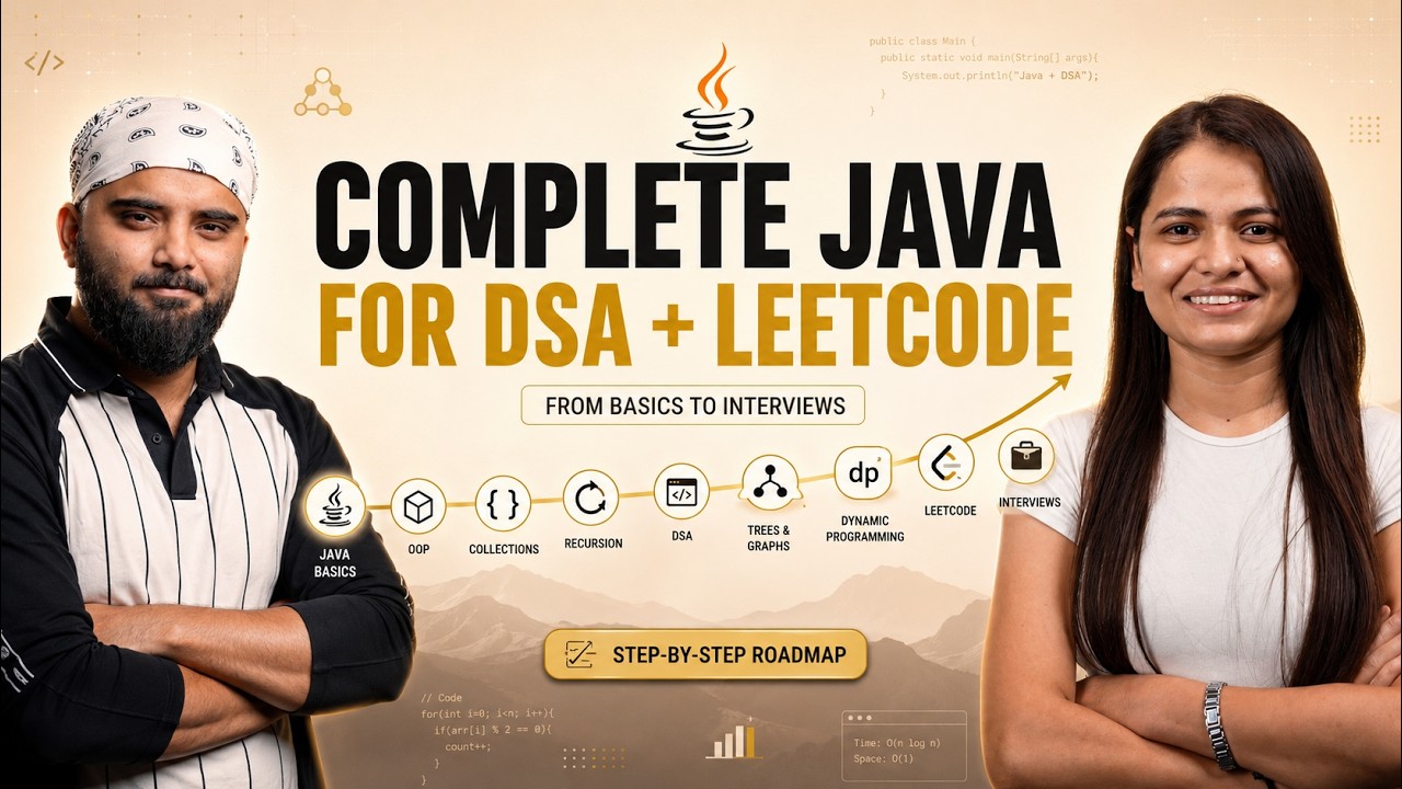 Java Fundamentals for Beginners | Leetcode & DSA Series - Part 1