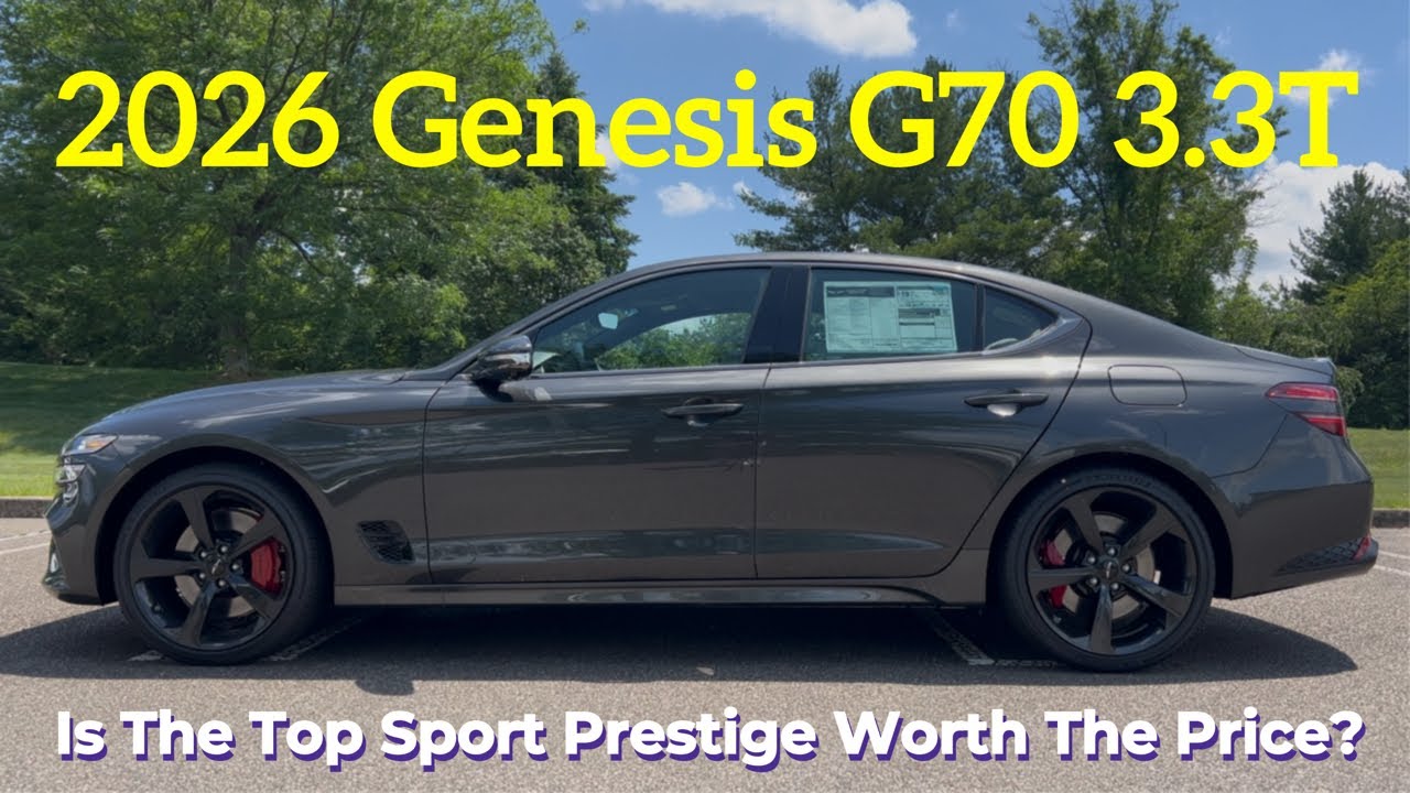 2026 Genesis G70 Sport Prestige: Is The 2026 G70 The BEST Value Sports Sedan?
