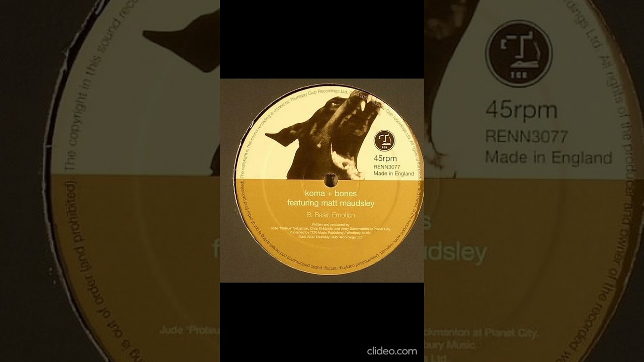 Koma & Bones - Basic Emotion