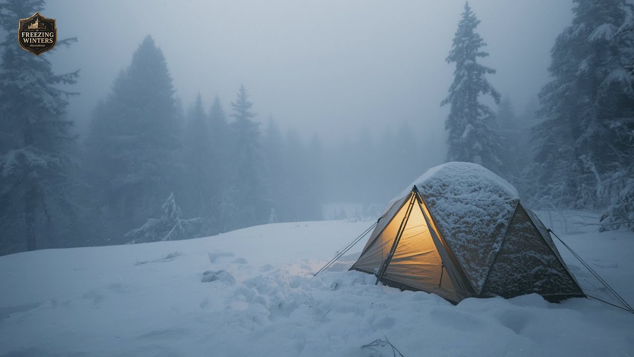 Cold Wind & Snowstorm Ambience for Sleep, Relaxation, Focus & Stress Relief