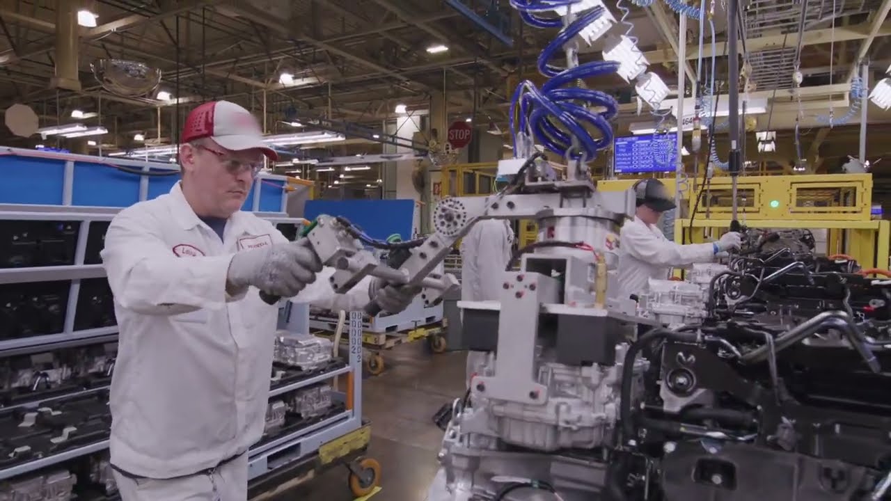 All-New 2023 Honda CR-V Hybrid Production - Anna Engine Plant Atkinson-Cycle Engine Assembly