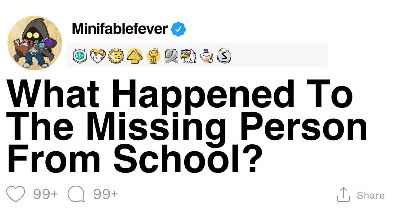 What Happened To The Missing Person From School? [FULL STORY]