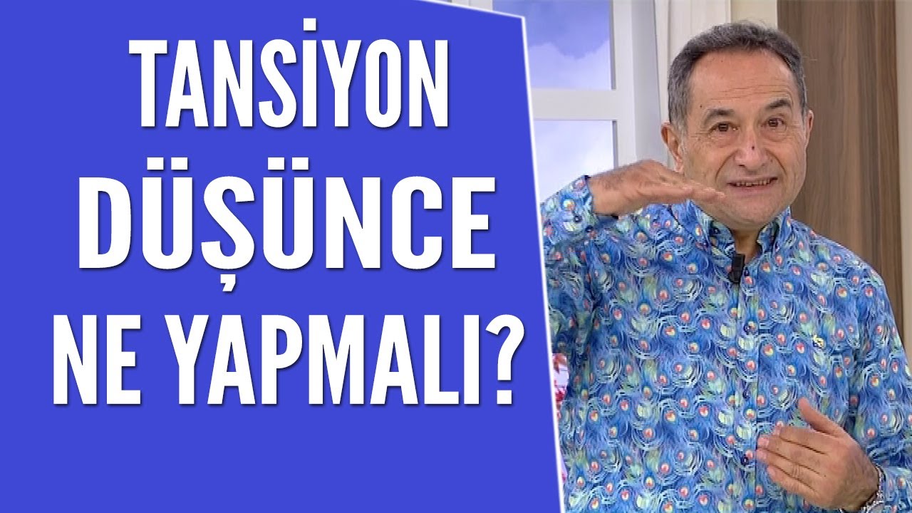 Tansiyon nasıl düşürülür?